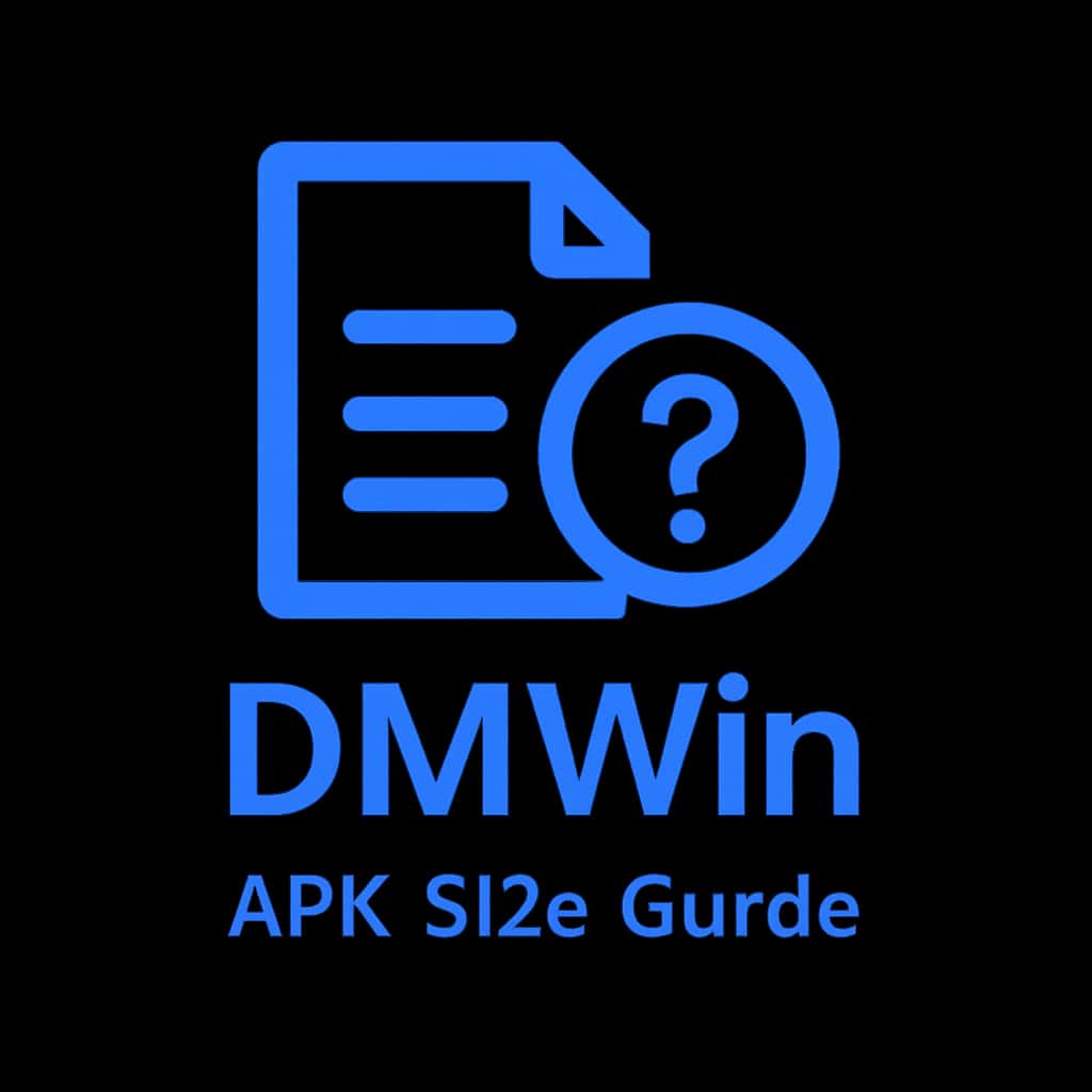 Minimalistic badge for DMWin APK Size Guide