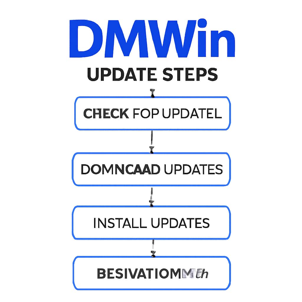 Illustration of DMWin update steps.