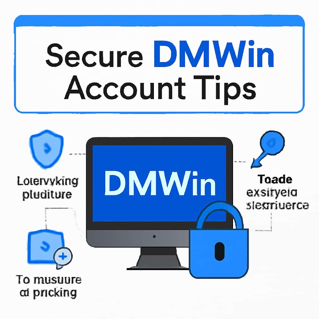 An educational diagram about Secure DMWin Account Tips.