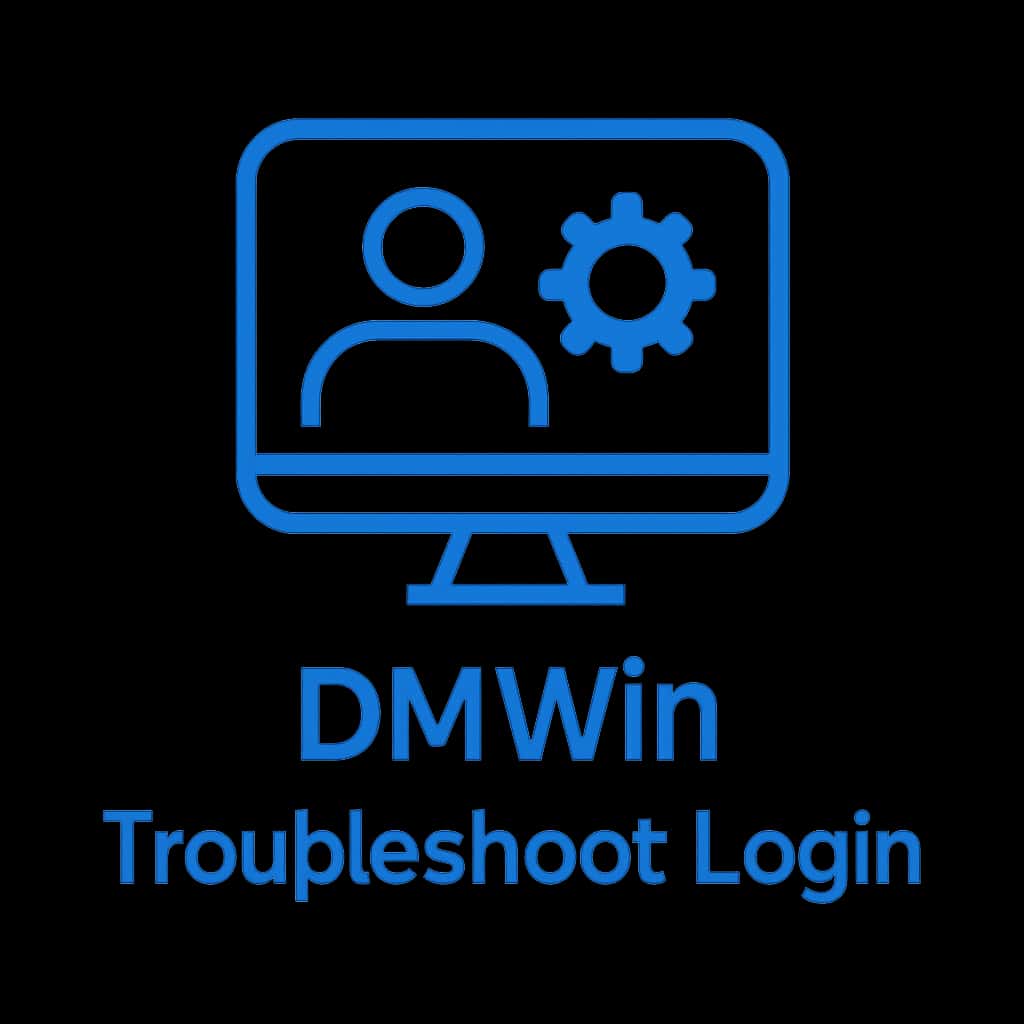 An icon illustrating support for DMWin login troubleshooting.